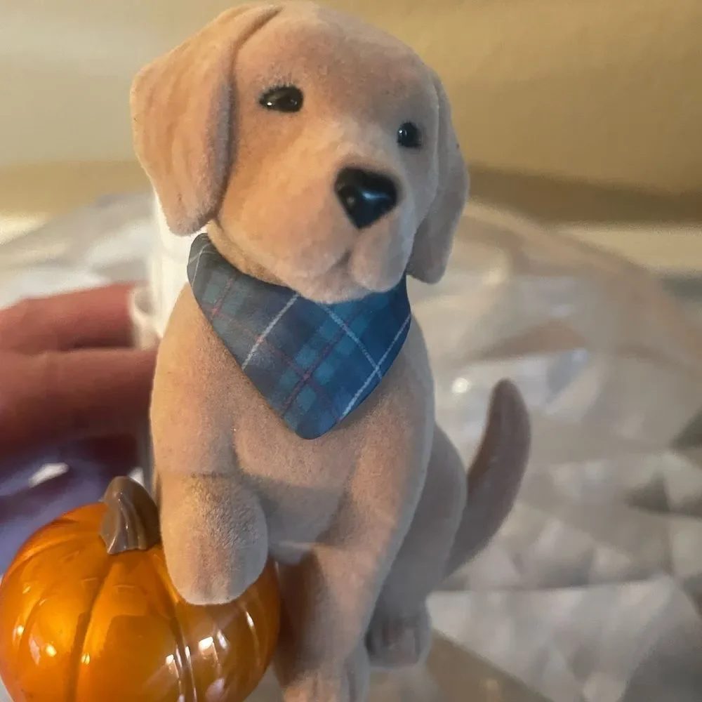 Bath & Body Works Golden Retriever Dog with Pumpkin Wall Flower NEW & CUTEE! - Picture 12 of 16